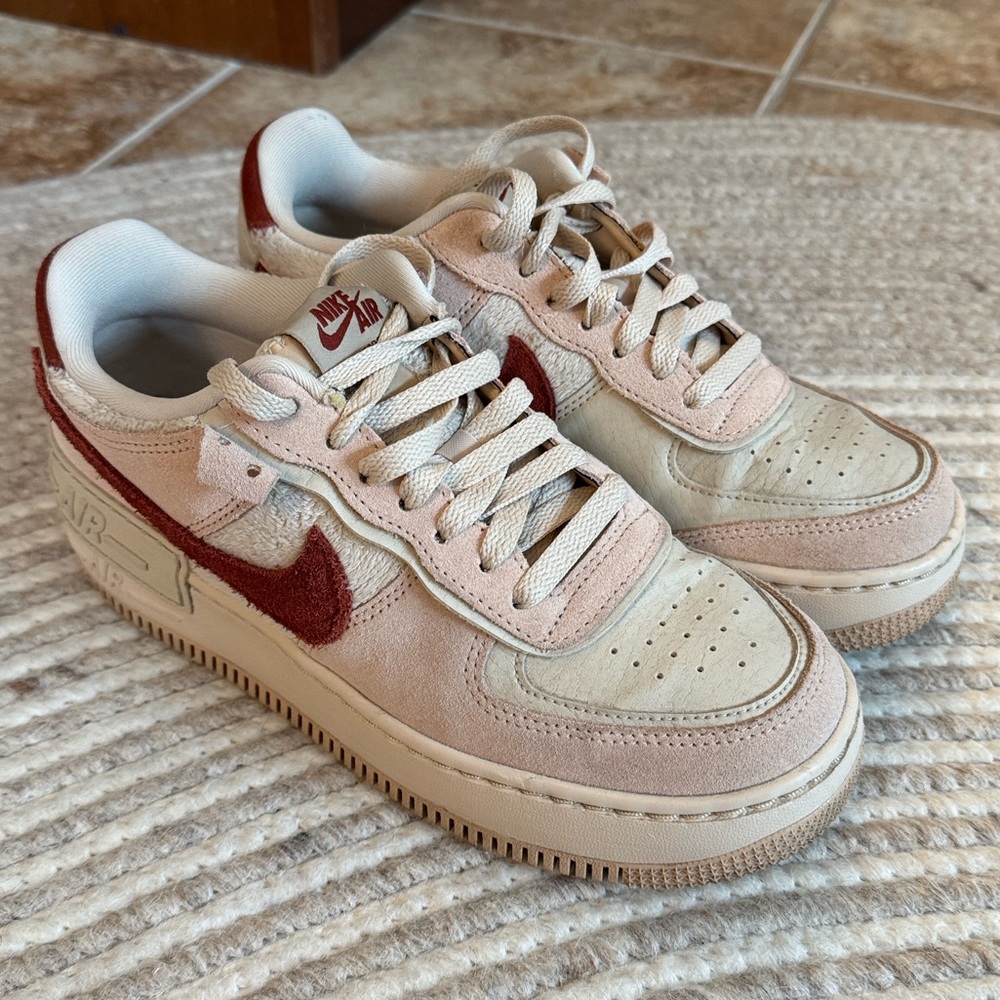 Nike Air Force 1s Shadow Shimmer, size 7.5